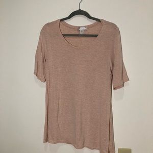 Kenar Woman’s Tunic Top Heathered Pink Size M